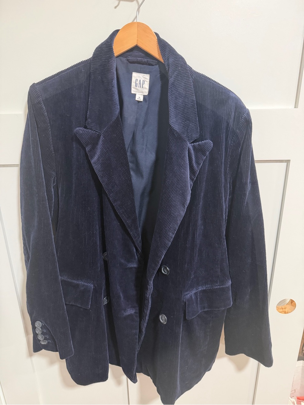 GAP Navy Blue Corduroy Blazer